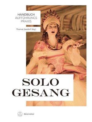 cover image of Handbuch Aufführungspraxis Sologesang
